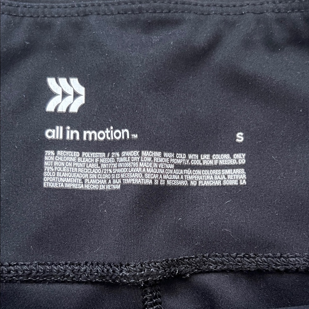 All in Motion Women's Black Leggings - Picture 2 of 6